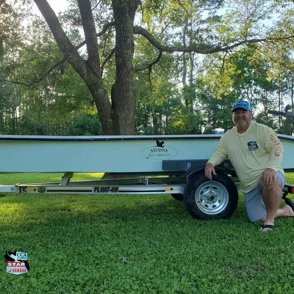 Kingfish Winner receives Salt Marsh Skiff